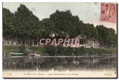 Cartes postales Les Rives de la Marne Quai Saint Hilaire a La Varenne
