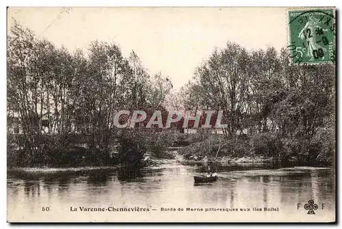 Cartes postales La Varenne Chennevieres Bords de Merne Pittoresques qux iles Boitel