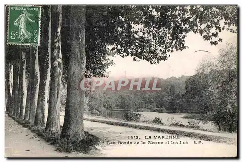 Cartes postales La Varenne Les Bords de la Marne et les Iles EM