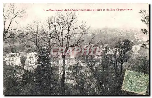 Ansichtskarte AK Panorama de La Varenne Saint Gilaire et du Bas Chennevieres