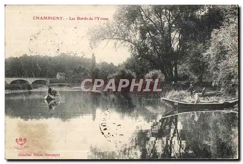Ansichtskarte AK Champigny Les Bords de I Yonne