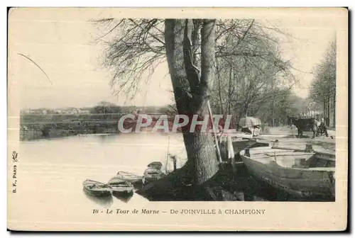 Cartes postales Le Tour de Marne De Joinville A Champigny