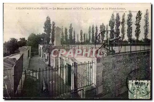 Cartes postales Champigny Marne Le Monxment