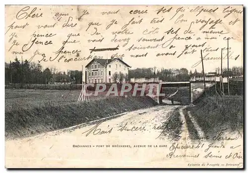 Cartes postales Brevannes Pont De Brevannes Avenue De La Gare