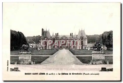 Ansichtskarte AK Boissy Saint Leger La Chateau de Grosbois (Facade principale)