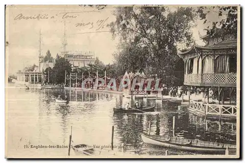 Cartes postales Enghien les Bains Vue generale