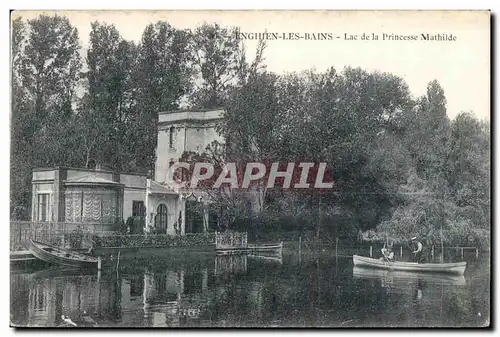 Ansichtskarte AK Enghien Les Bains Lac De La Princesse Mathilde