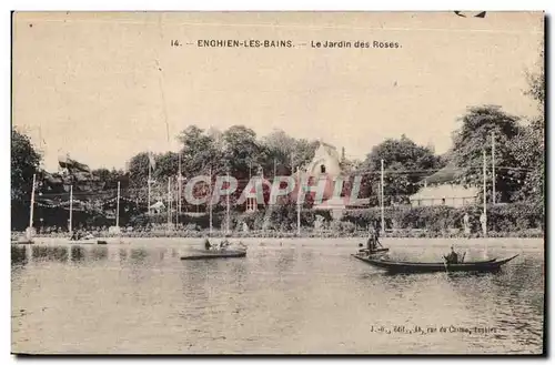 Ansichtskarte AK Enghien Les Bains Le Jardin Des Roses