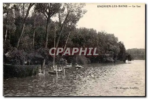 Cartes postales Enghien Les Bains Le Lac