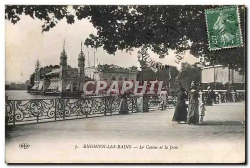Cartes postales Enghien Les Bains Le Casino et La Jetee