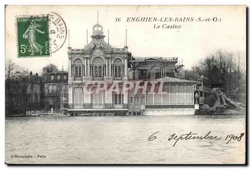 Cartes postales Enghien Les Bains Le Casino