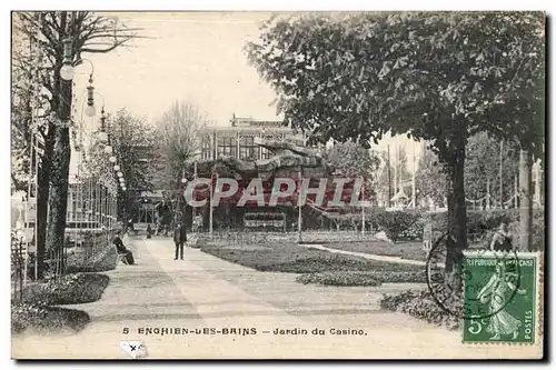 Cartes postales Enghien Les Bains Jerdin du Casion