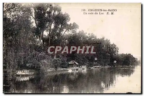 Cartes postales Enghien Les Bains Un Coin Du Lac