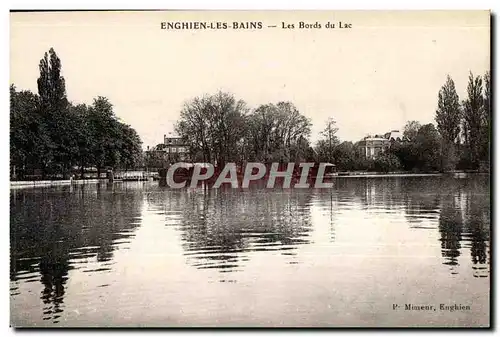 Cartes postales Enghien Les Bains Les Bords Du Lac