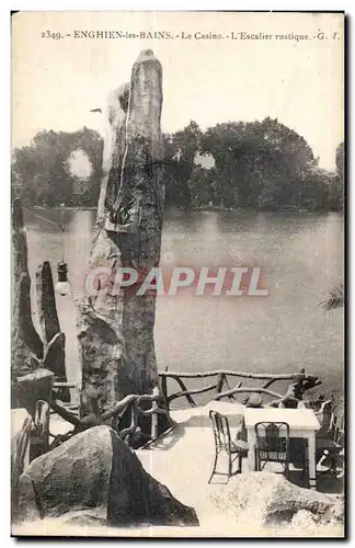 Cartes postales Enghien Les Bains Le Casino L Escalier rustique