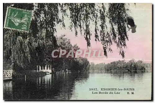 Cartes postales Enghien Les Bains Les Bords Du Lac