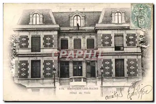 Cartes postales Enghien Les Bains Hotel De Ville