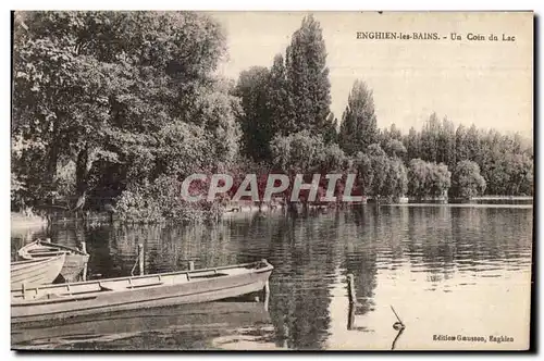 Cartes postales Enghien les Bains Un Coin du Lac