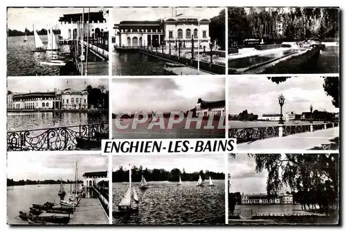 Ansichtskarte AK Enghien les Bains (Seine et Oise) Le Casino Le Lac Le Parc