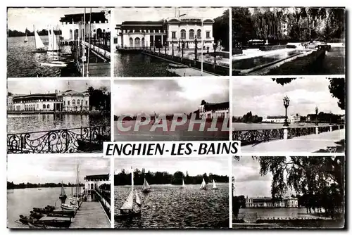 Cartes postales Enghien les Bains (Seine et Oise) Le Casino Le Lac Le Parc
