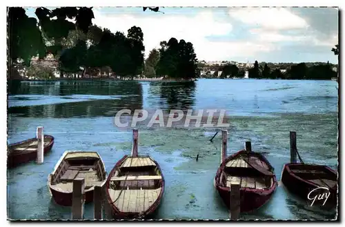Cartes postales Le Lac d Enghien et I iie aux Cygnes