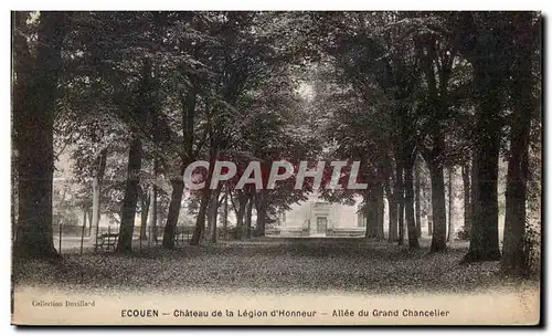 Cartes postales Ecouen Chateau de la Legion d Honneur Allee du Grand Chancelier