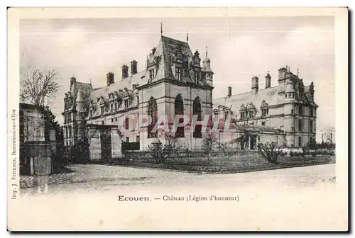 Cartes postales Ecouen Chateau (Legion d honneur)