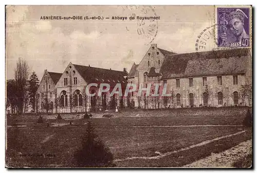 Cartes postales Asnieres sur Oise Abbaye de Royaumont