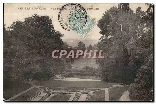 Cartes postales Asnieres Sur Oise Vue prise du Chateau de Toutteville