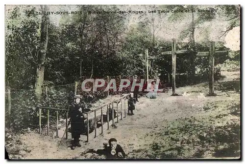 Ansichtskarte AK Clichy sous Bois Chapelle N D des Anges Les trois croix et la source