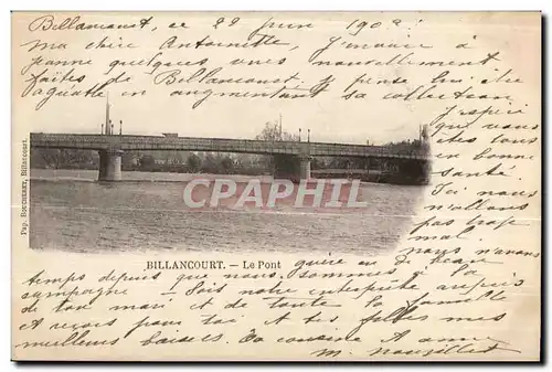 Cartes postales Billancourt Le Pont