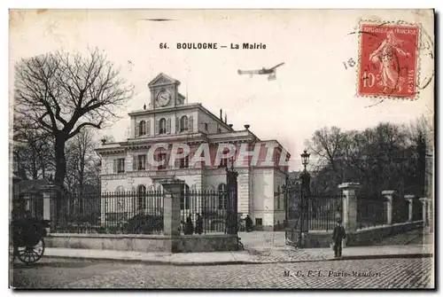 Cartes postales Boulogne La Mairie Avion