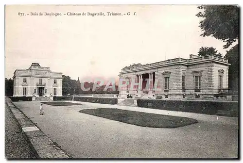 Ansichtskarte AK Bois de Boulogne Chateau de Bagatelle Trianon