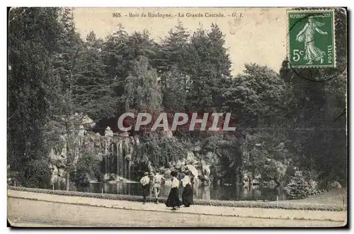 Ansichtskarte AK Bois de Boulogne La Cascade