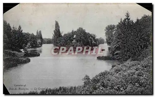 Cartes postales Bois de Boulogne Le Grand Lac