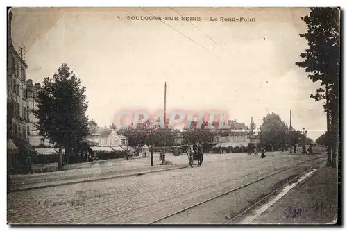 Cartes postales Boulogne Sur Seine Le Rond Point