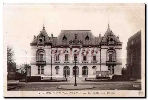 Cartes postales Boulogne sur Seine La Salle des Fetes