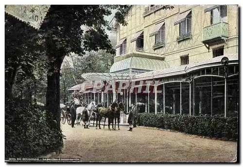 Ansichtskarte AK Bois De Boulogne Le Pavillon d Amenonville Cheval Horse