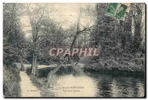 Ansichtskarte AK Bois de Boulogne lac saint james