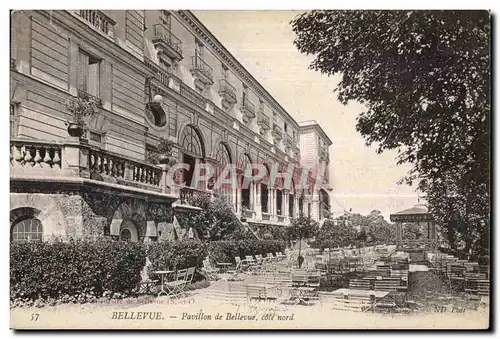 Cartes postales Bellevue pavillon de bellevue cote nord