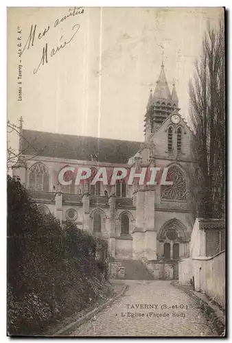 Cartes postales Taverny (S -et O) L eglise (Facade Sud)