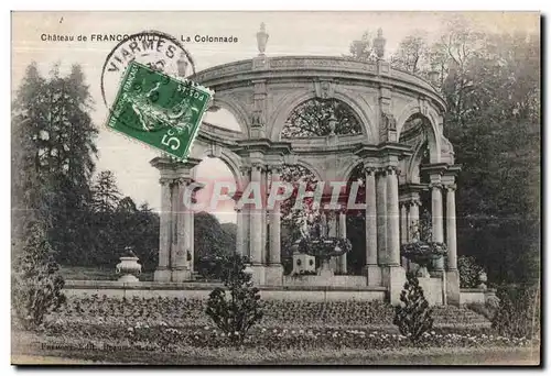Cartes postales Chateau de franville la colonnade