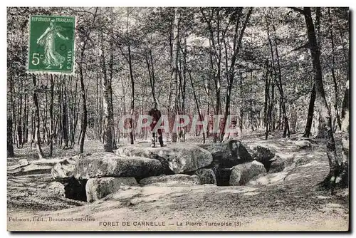 Cartes postales Foret de carnelle la pierre turquiose