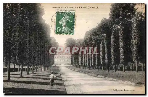 Cartes postales Avenue du chateau de franconville
