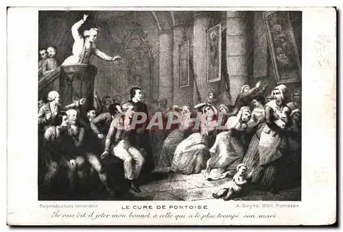 Cartes postales Le cure de pontoise