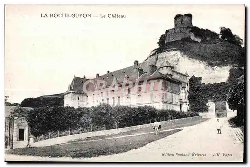 Cartes postales La Roche guyon le chateau