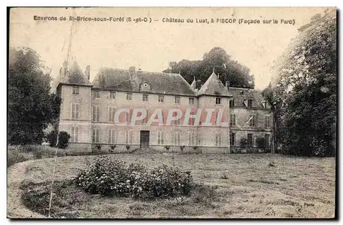 Ansichtskarte AK Environs de st brise foret (S-et-O) chateau du luat a piscop (facade sur le parc)