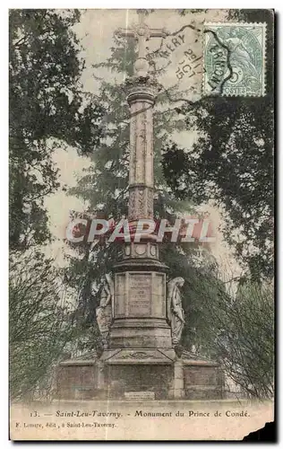 Cartes postales Saint leu taverny monument du prince de conde