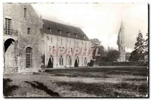 Moderne Karte Abbaye de Royaumont Asnieres sur Oise Vue generale (cote Est)