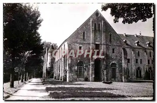 Moderne Karte Abbaye de Royaumont Asnieres sur OiseAncien batiment des travaux